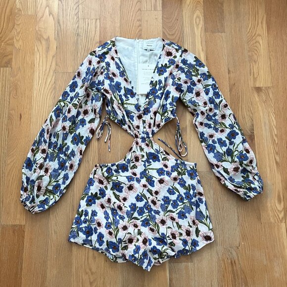 Sabo Skirt Arturo Floral Playsuit Romper - Picture 3 of 9